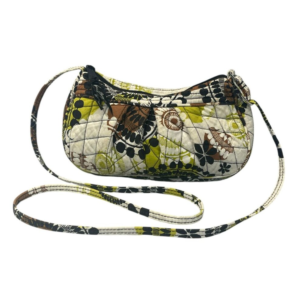 Vera Bradley Frannie Crossbody/Shoulder Bag - Retired Cocoa Moss